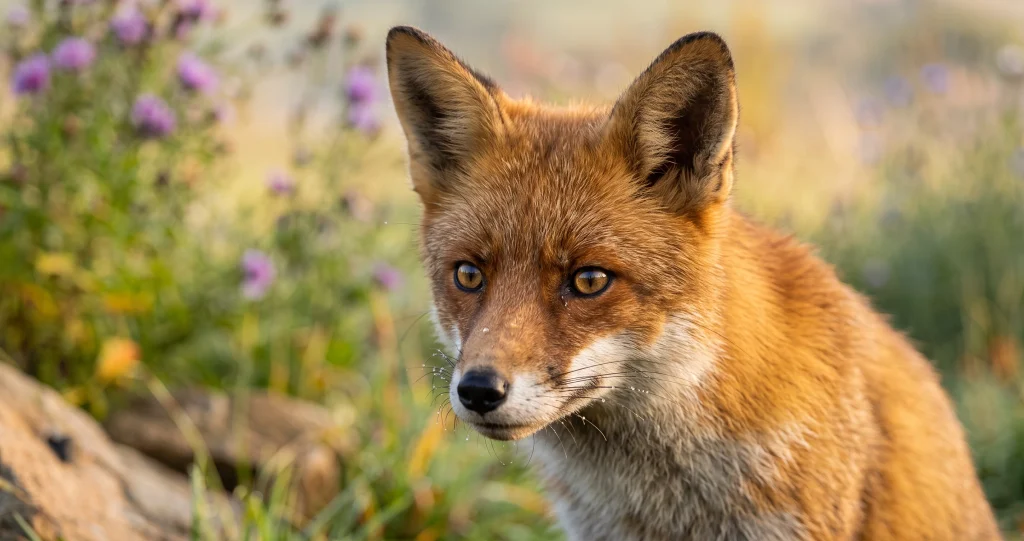 renard roux mémoire réserves cachant une proie dans une petite cache alimentaire