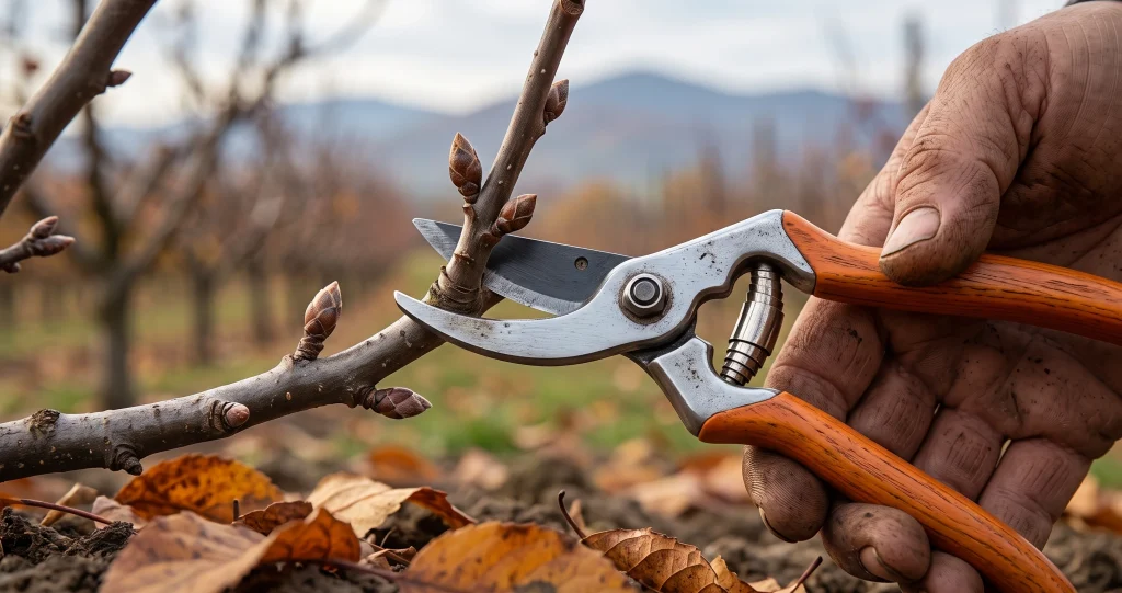 tailler arbres fruitiers automne calendrier pommier poirier prunier cerisier