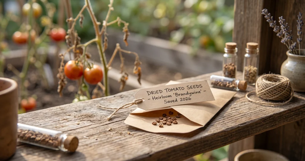  conserver graines de tomates de l’extraction jusqu’au séchage et au stockage