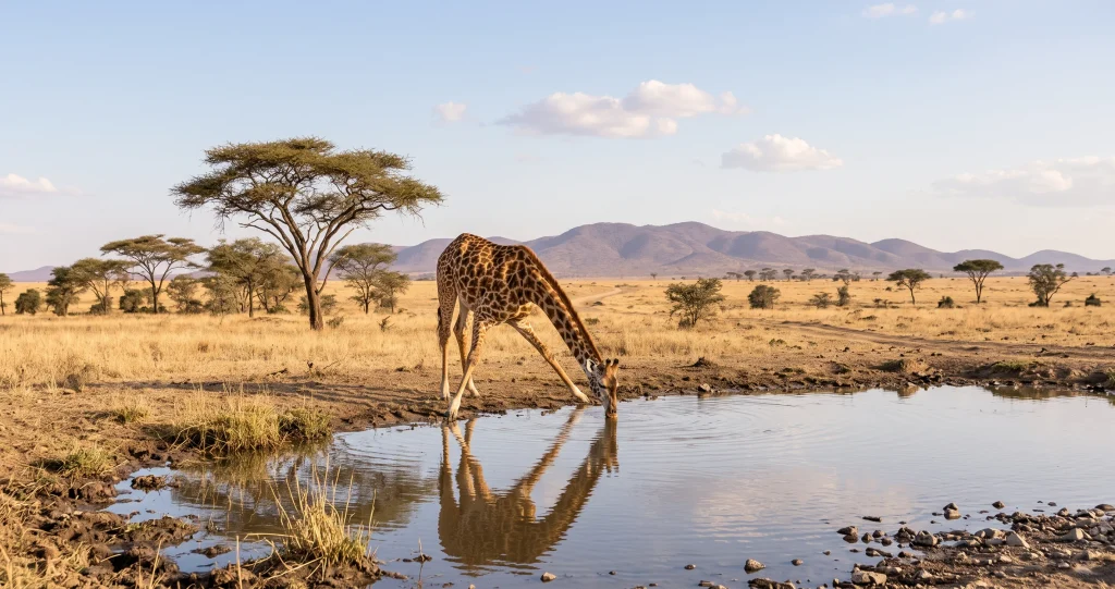 vertèbres cervicales girafe C1 à C7 anatomie du cou