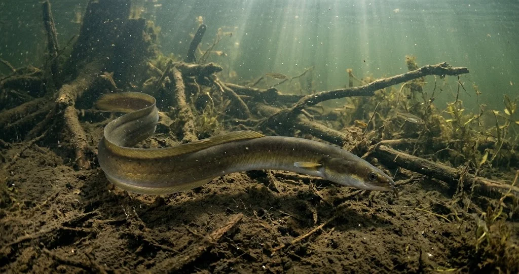  anguille européenne migration reproduction avec leptocéphale civelle anguille jaune et anguille argentée