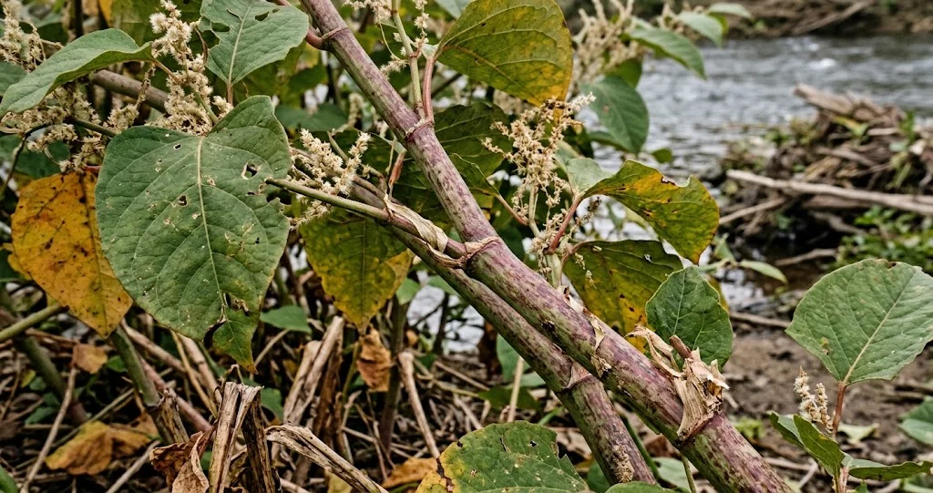  renouée du Japon propagation rhizomes et critères d’identification de Reynoutria japonica