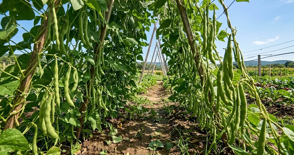 semer haricot sec automne comparaison entre graine de haricot et jeune plant exposé au froid