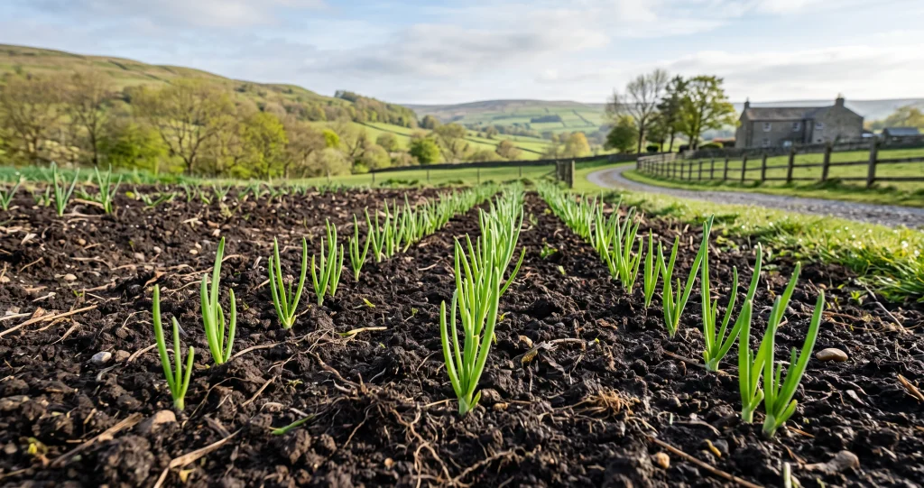 planter oignons blancs automne avec bulbilles adaptées à l’hivernage