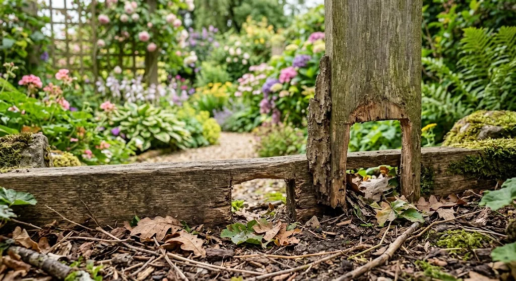attirer hérissons jardin avec tas de bois, feuilles mortes et végétation naturelle