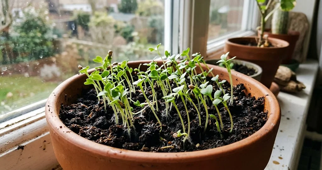 compost mûr test cresson pour vérifier la germination avant utilisation au jardin