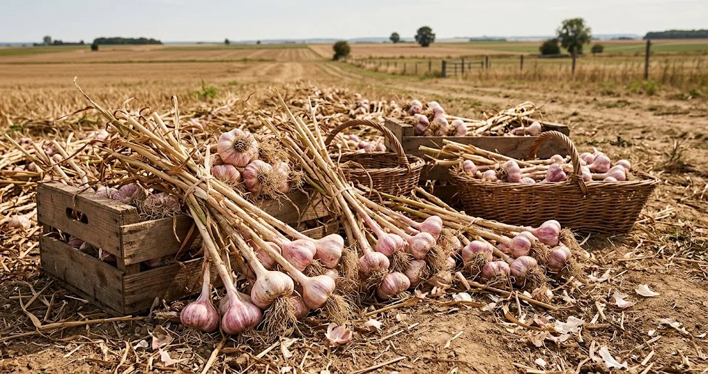 planter ail rose automne avec séparation des caïeux avant leur mise en terre