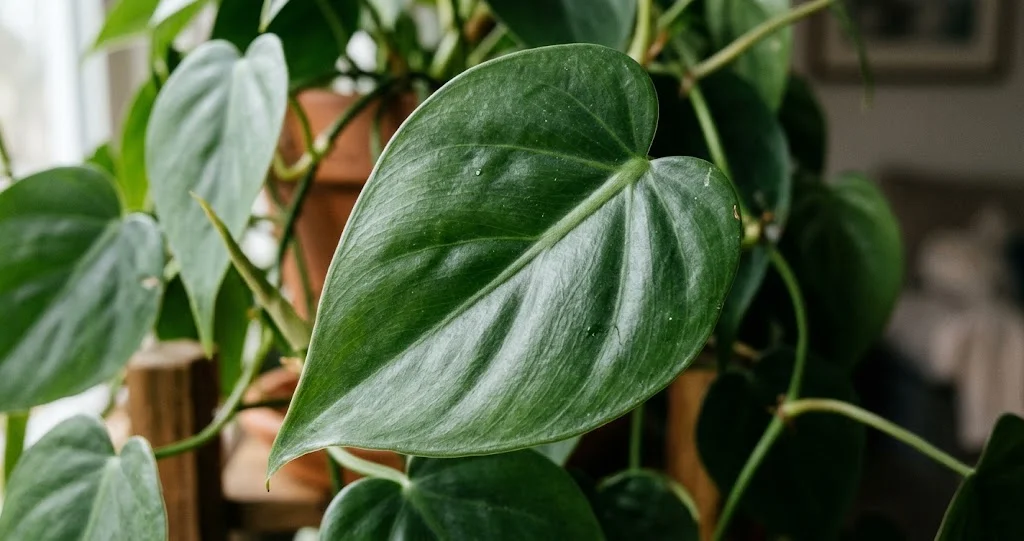 philodendron entretien hiver toxique avec lumière indirecte tuteur et pot drainant